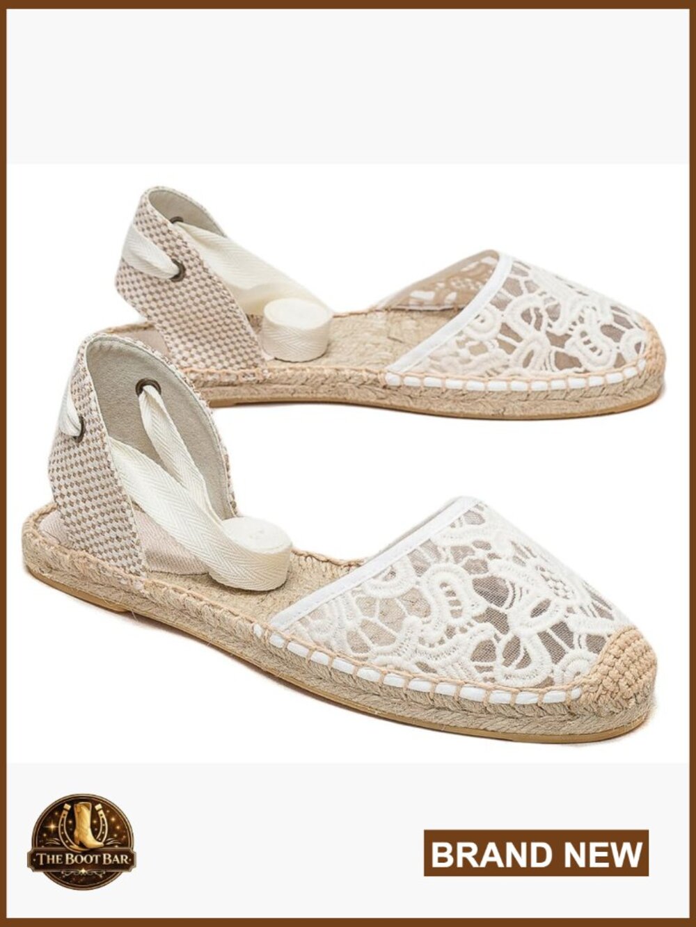 Women's Espadrille Flat Sandals Closed Toe Ankle Wrap Lace Up Summer Shoes - Picture 7 of 7